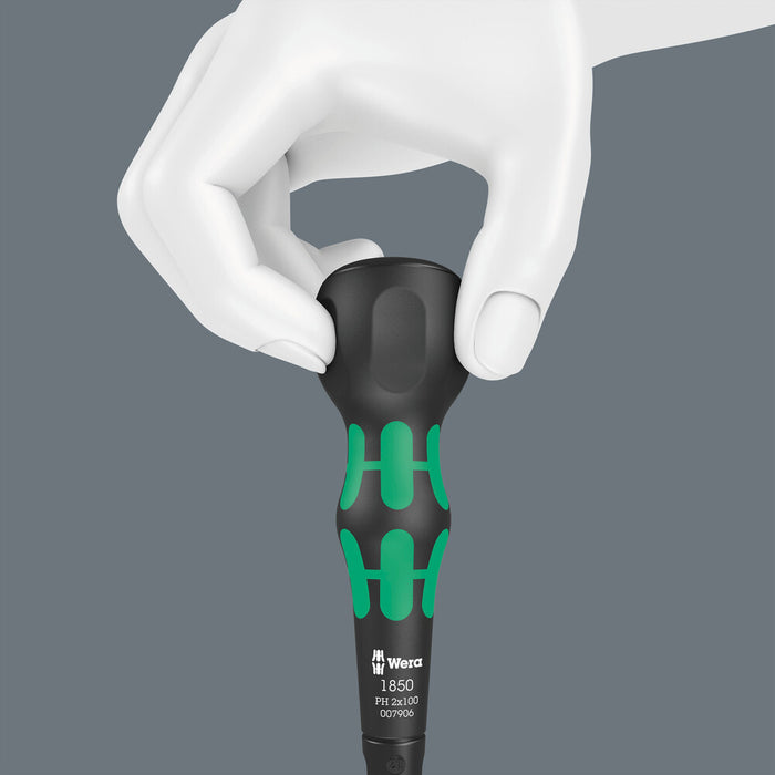 Wera 1850 PH Kraftform Ball-Grip Phillips-head screwdriver, PH 2 x 100 mm 05007906001, view 9