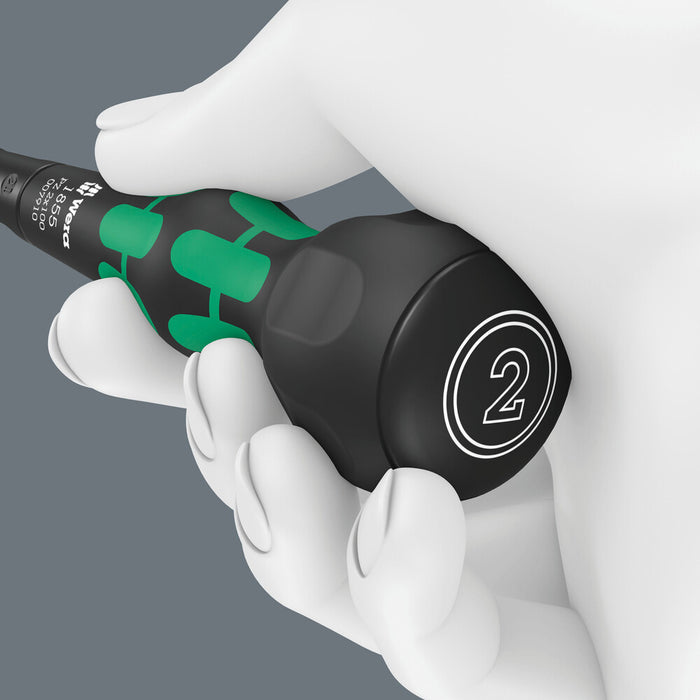 Wera 1855 PZ Kraftform Ball-Grip Pozidriv-head screwdriver, PZ 2 x 100 mm 05007910001, view 8