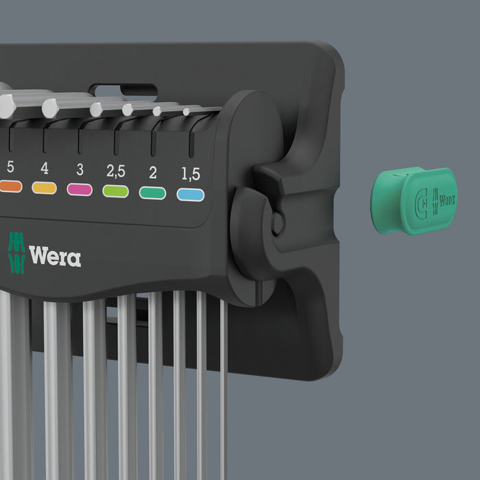 Wera 950/9 Hex-Plus 8 L-key set, metric, chrome-plated, 10 pieces 05022102001, view 9