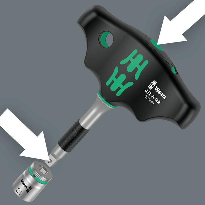 Wera Kraftform Kompakt 400 RA Imperial Set 2, 9 pieces 05057474001, view 9