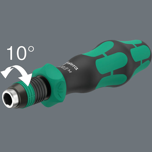 Wera 838 RA-R M Bit-holding handle with ratchet functionality, 1/4", 1/4" x 123.5 mm 05051493001, view 2