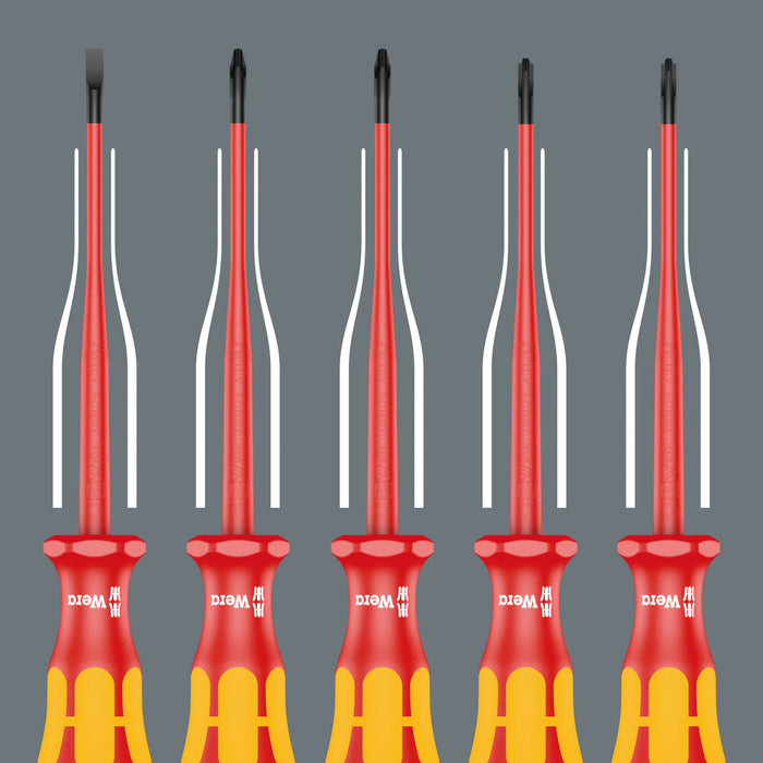 Wera 162 iS PH/S VDE Insulated screwdriver with reduced blade diameter for PlusMinus screws (Phillips/slotted), # 2 x 100 mm 05006456001, view 4