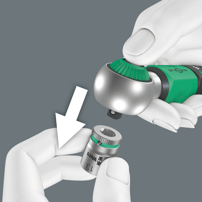 Wera Safe-Torque A 1 torque wrench with 1/4" square head drive, 2-12 Nm, 1/4" x 2-12 Nm 05075800001, view 10