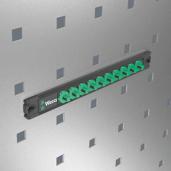 Wera 9600 Magnetic socket rail, 1/4", empty, 30 x 270 mm 05136420001, view 3