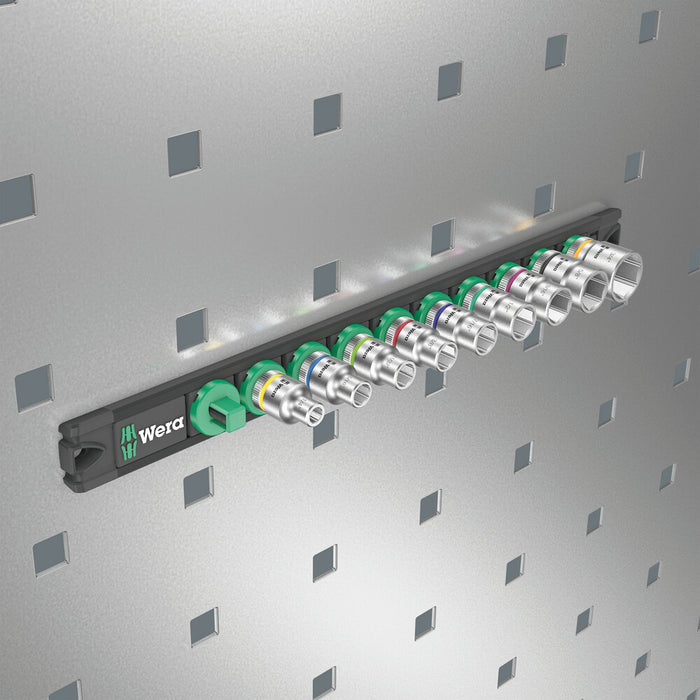 Wera Magnetic socket rail B Imperial 1 Zyklop socket set 3/8" drive, imperial, 9 pieces 05005450001, view 7