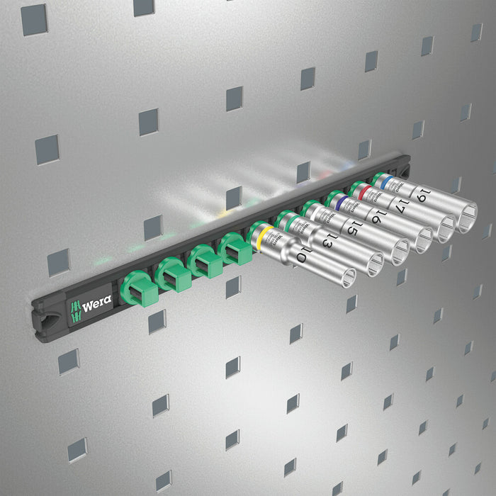 Wera Magnetic socket rail C Deep 1 socket set, 1/2" drive, 6 pieces 05005470001, view 10