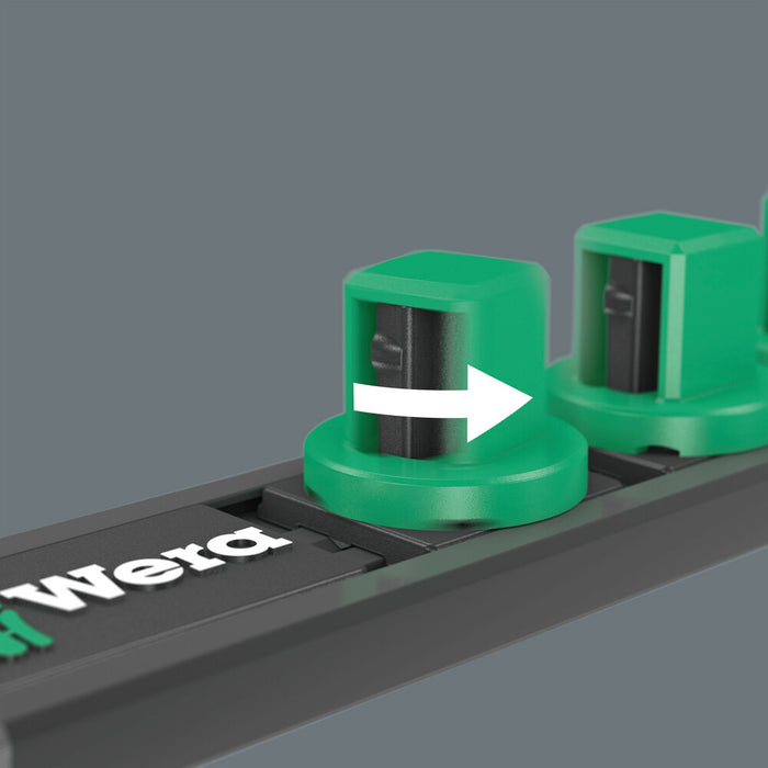 Wera Magnetic socket rail C Deep 1 socket set, 1/2" drive, 6 pieces 05005470001, view 9