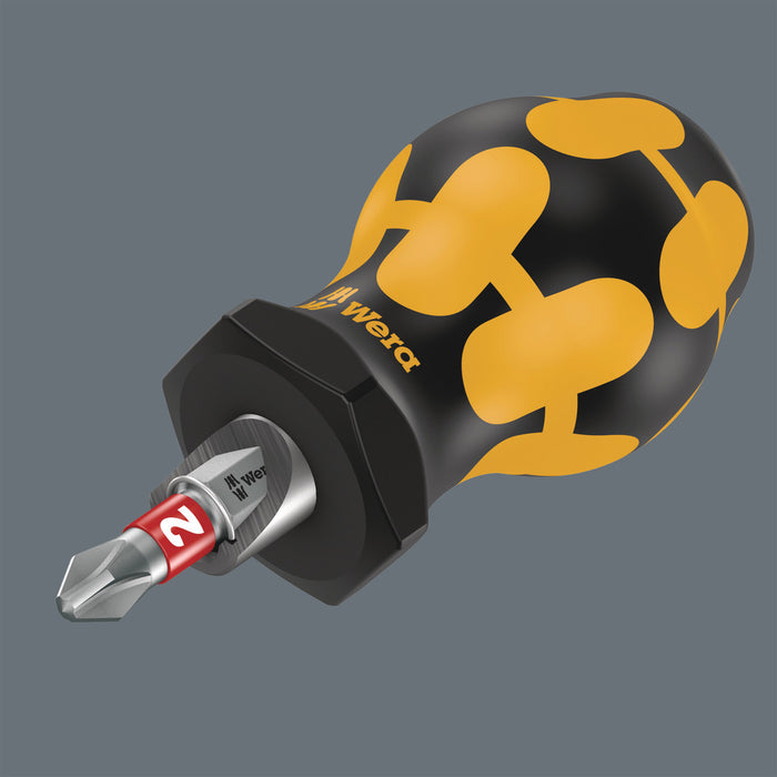 Wera 809/1 ESD Stubby Bitholding screwdriver, with retaining ring, 1/4" x 54 mm 05008882001, view 6