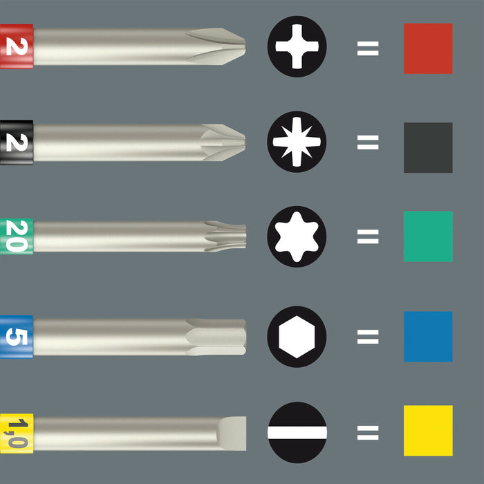 Wera Kraftform Kompakt 838 RA S Imperial Set 1, 14 pieces 05051065001, view 7