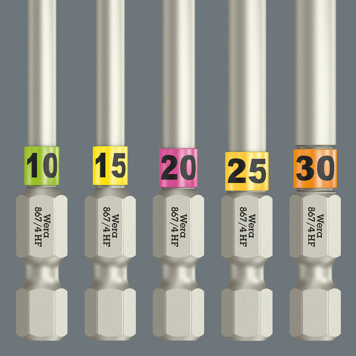 Wera 867/4 TORX® HF Bits with holding function, TX 25 x 50 mm - Pack of 10 05060509001, view 3