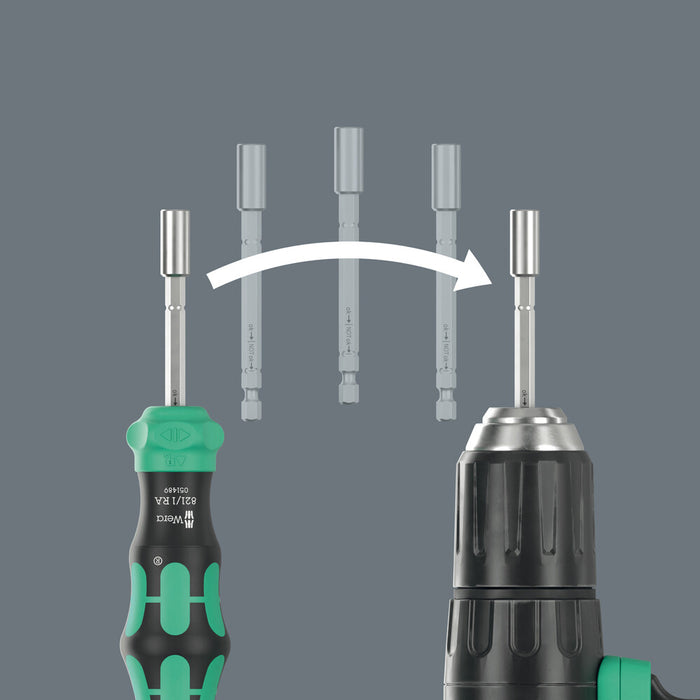 Wera Kraftform Kompakt 28 RA with pouch, 6 pieces 05051520001, view 6