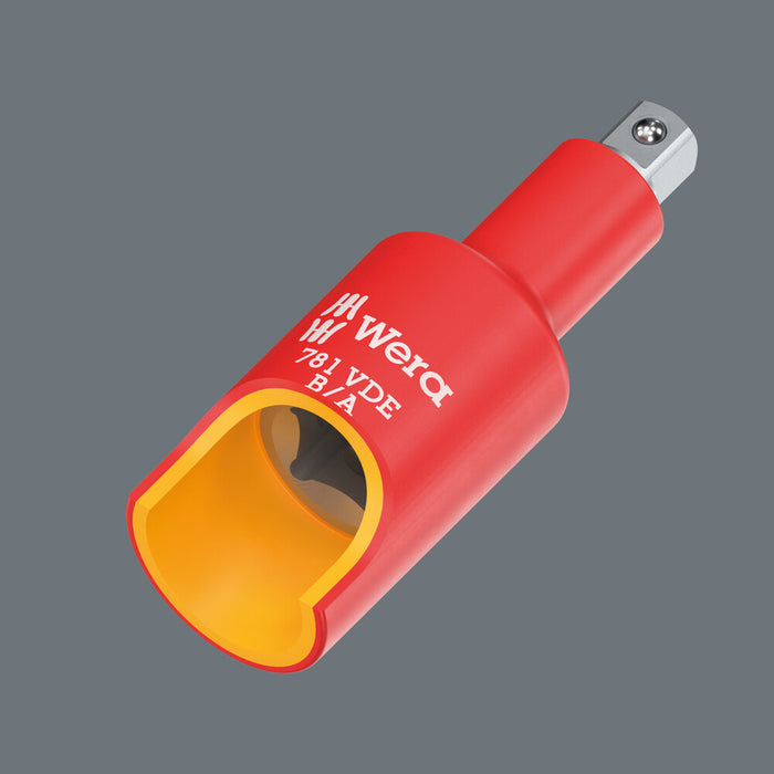 Wera 781 B/A VDE connector, insulated, 3/8", 781 B/A x 1/4 x 66 mm x 3/8" 05024692001, view 4