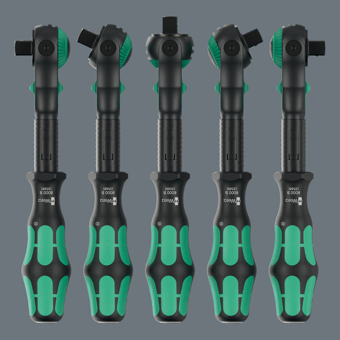 Wera 8000 B Black Edition Zyklop Speed Ratchet with 3/8" drive, 3/8" x 199 mm 05135881001, view 5