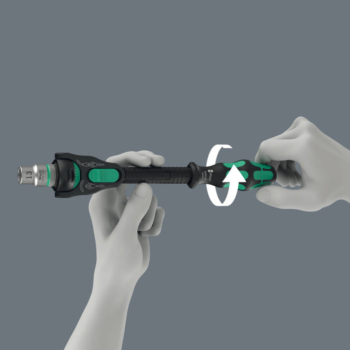 Wera 8000 C Black Edition Zyklop Speed Ratchet with 1/2" drive, 1/2" x 277 mm 05135882001, view 5