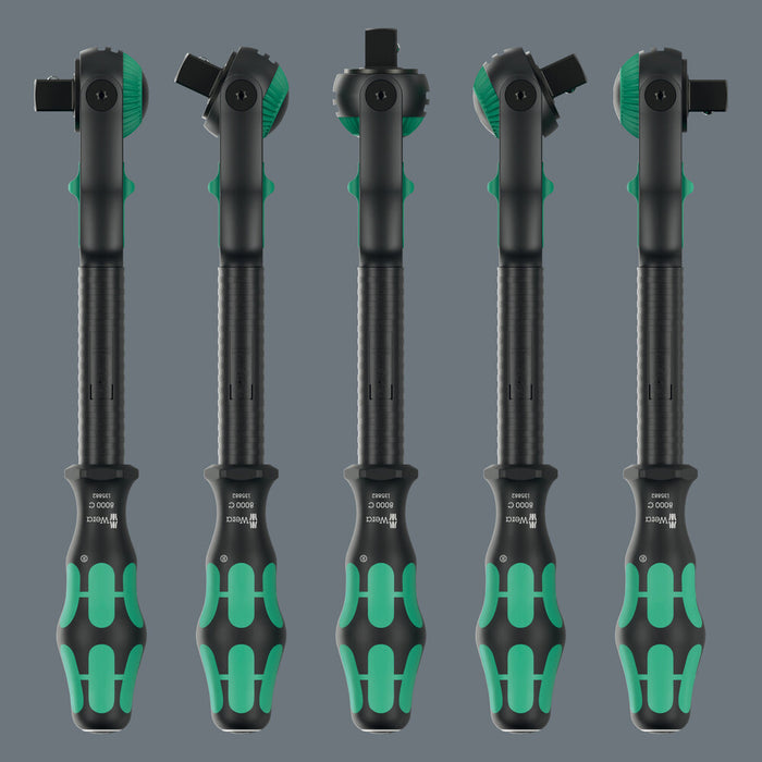 Wera 8000 C Black Edition Zyklop Speed Ratchet with 1/2" drive, 1/2" x 277 mm 05135882001, view 4