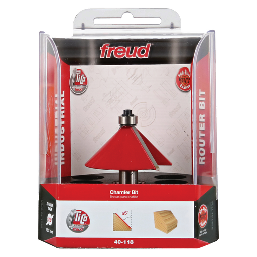 Freud 40-118 2-1/2" (Dia.) Chamfer Bit - Package image