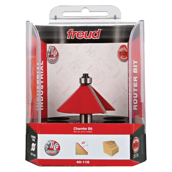 Freud 40-118 2-1/2" (Dia.) Chamfer Bit - Package image