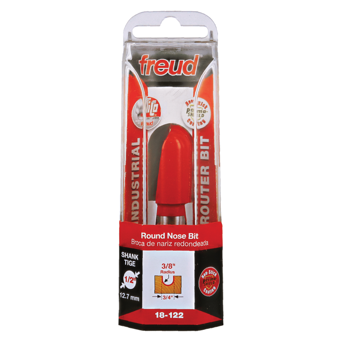 Freud 18-122 3/8" Radius Round Nose Bit - Package image
