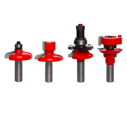 Freud 97-363 3 Piece Premier Adjustable Bead Door Edge Router Bit Set - Main image