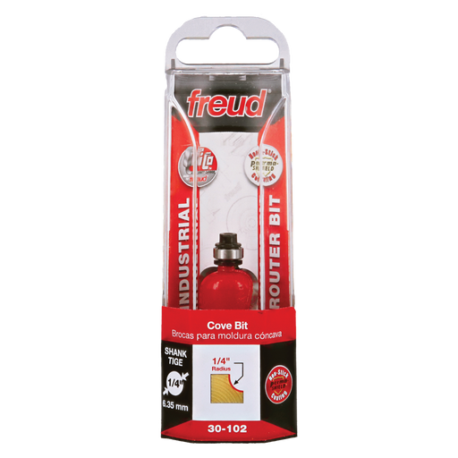 Freud 30-102 1/4" Radius Cove Bit - Package image