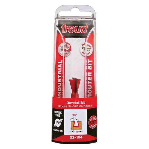 Freud 22-104 1/2" (Dia.) Dovetail Bit - Package image