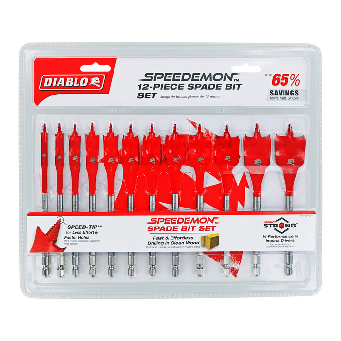 Diablo DSP2950-S12 12-Piece Spade Bit Set - Package image