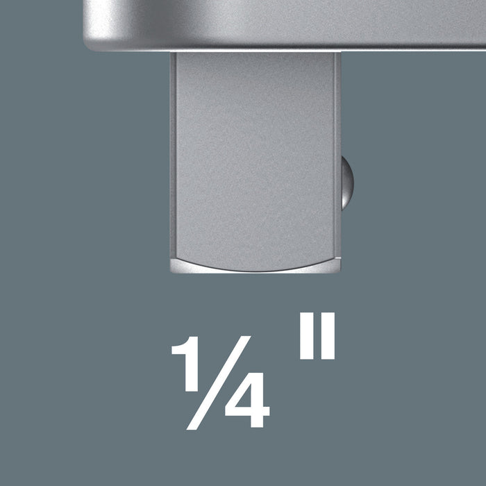 Wera 7773 A Square drive insert, 9x12 mm, 9x12 x 1/4" x 44 mm 05078200001, view 3