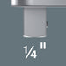 Wera 7773 A Square drive insert, 9x12 mm, 9x12 x 1/4" x 44 mm 05078200001, view 3