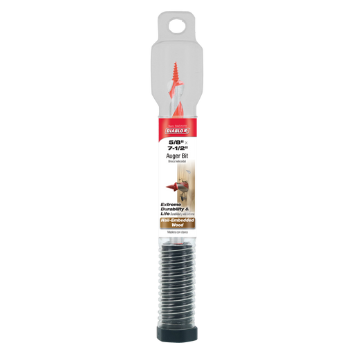 Diablo DAG1070 5/8" x 7-1/2" Auger Bit for Wood & Nail-Embedded Wood - Package image