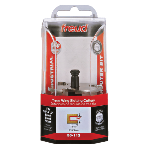Freud 56-112 1/4" Slot Three Wing Slotting Cutter - Package image