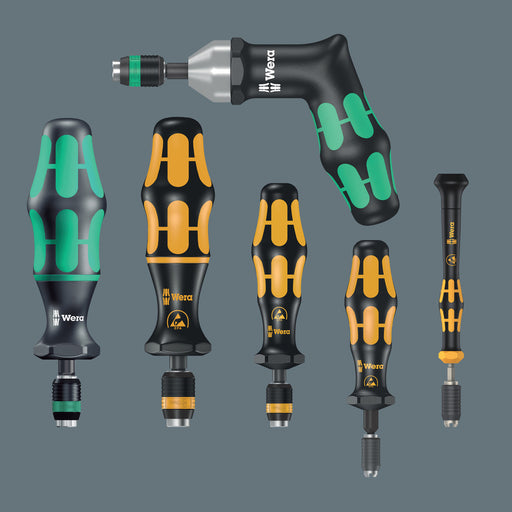 Wera 7400 ESD series Kraftform Torque screwdrivers, with factory pre-set value (0.1-1.0 Nm) and quick-release chuck, 7456 ESD x 0.3 Nm x 0.3-1.0 Nm 05074828001, view 2