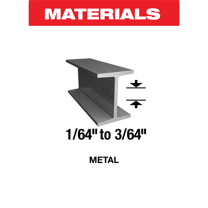 Diablo DJT118G5 3-5/8" 36 TPI High Speed Steel T-Shank Jig Saw Blades for Thin Metal (5-pk) - Materials image