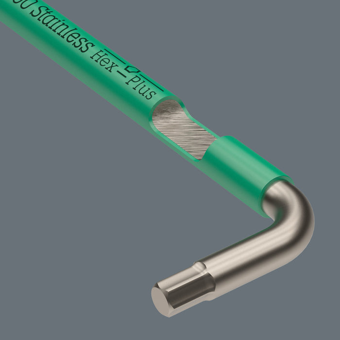 Wera 3950/9 Hex-Plus Multicolour Imperial Stainless 1, imperial, stainless steel, 9 pieces 05022860001, view 7
