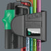 Wera 950/7 Hex-Plus Multicolour Magnet 1 L-key set, metric, BlackLaser, 7 pieces 05022534001, view 5