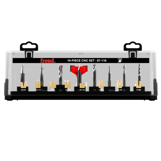Freud 87-116 16 Piece CNC Router Bit Set - Package image