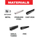 Diablo DS0608CFA 6" 8TPI AMPED™ Steel Demon™ Carbide Teeth Reciprocating Saw Blade for Thick Metal - Materials image