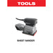Diablo DCS045150P04G 4-1/2" x 4-1/2" 150-Grit StickFast™ Palm Sander 1/4 Sanding Sheets (4-pk) - Tools image