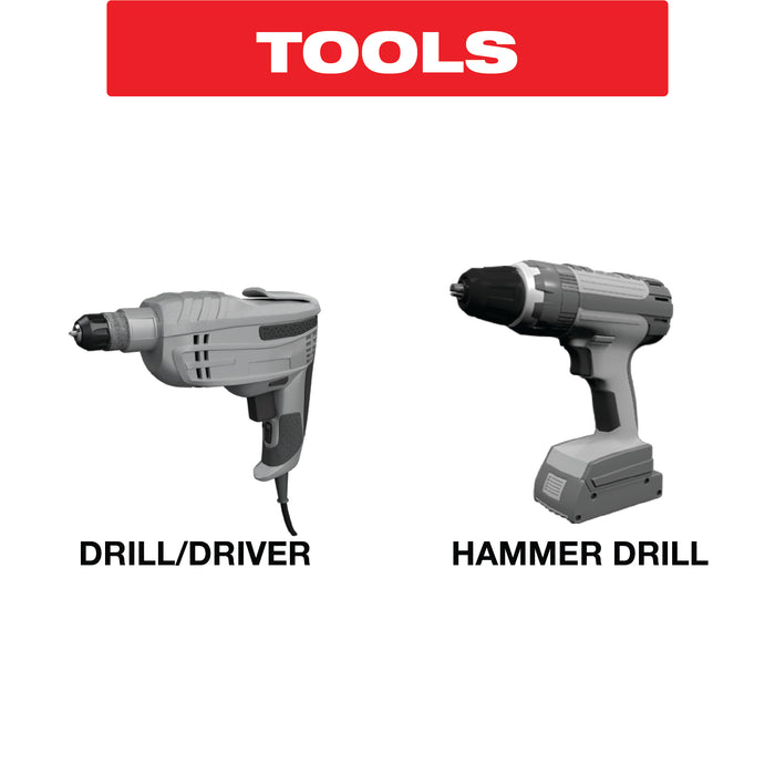 Diablo DMARG1210 1" x 10" x 12" SPEEDemon™ Red Granite PLUS™ Carbide-Tipped Hammer Drill Bit - Tools image