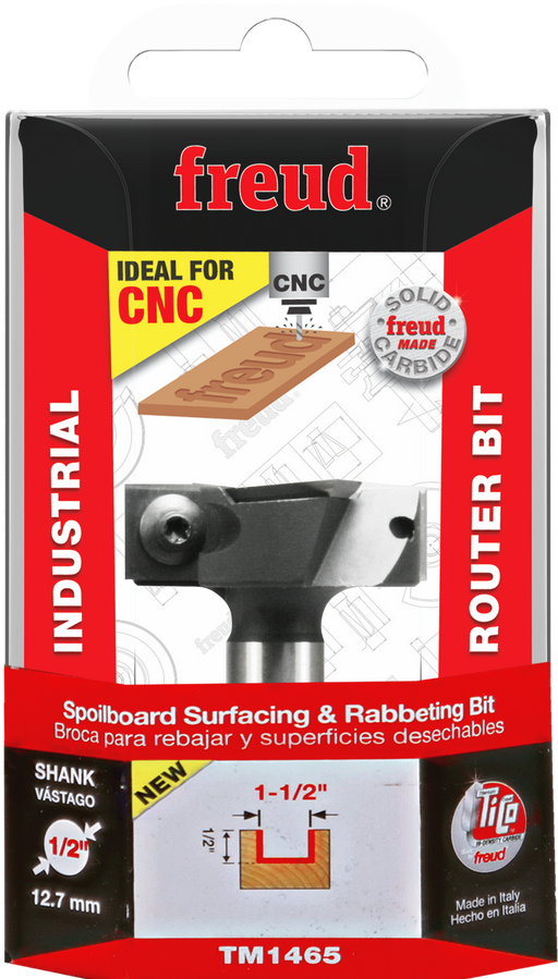 Freud TM1465 MDF Spoilboard Surfacing & Rabbeting Bit - Package image