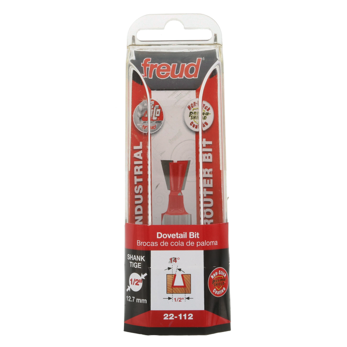Freud 22-112 1/2" (Dia.) Dovetail Bit - Package image