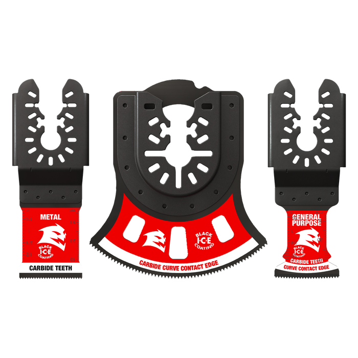 Diablo DOU3CS 3-Piece Universal Fit Carbide Oscillating Blade Set - Main image