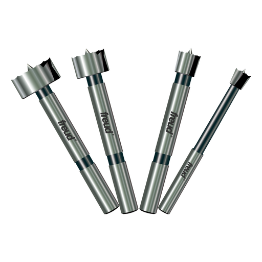 Freud PB-104 1/4" to 1" (Dia.) 4 Pcs. Forstner Bit Set - Main image