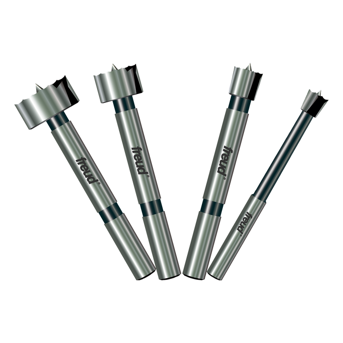 Freud PB-104 1/4" to 1" (Dia.) 4 Pcs. Forstner Bit Set - Main image