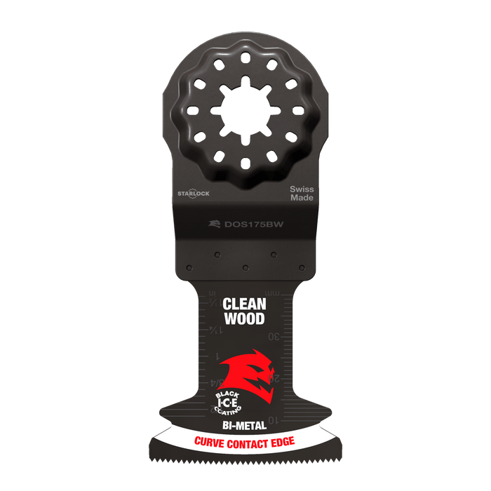Diablo DOS175JBW3 Diablo Demo Demon™ 1-3/4"  Starlock Bi-Metal Oscillating Blades for Clean Wood (3-pk) - Main image