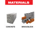Diablo DMAST1020 1/2" x 13/16" SDS-Plus 2-Cutter Carbide-Tipped Hammer Stop Bit - Materials image