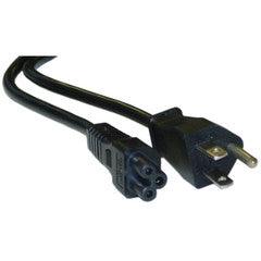 Notebook/Laptop Power Cord, NEMA 5-15P to C5, 3 Pin, 10 foot