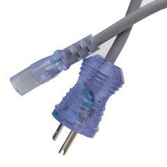 Hospital Grade, Green Dot, Power Cord, Nema 5-15 to C13, 14 AWG, SJT, 15 Amp / 125 Volt, 3 Foot