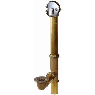 Plumb Pak Label Bath Drain Triplever Chrome