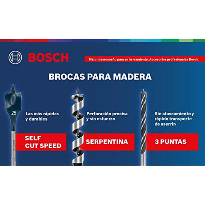 BOSCH DLSB1007 1-Piece 5/8 In. x 16 In. Daredevil Extended Length Spade Bits