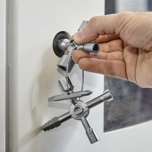 Knipex 00 11 01 TwinKey – for control cabinets, windows and shut-off systems